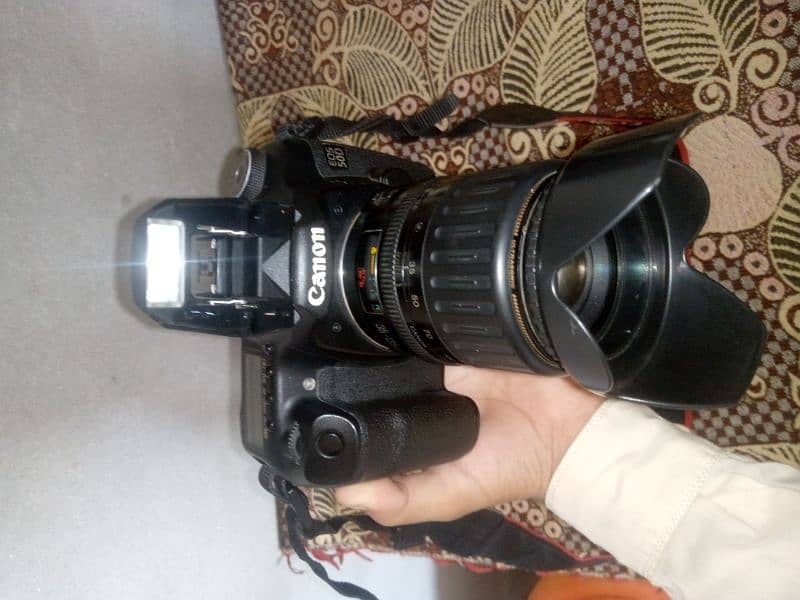 Canon 50D Camera 2 battery. CF card adaptor 1
