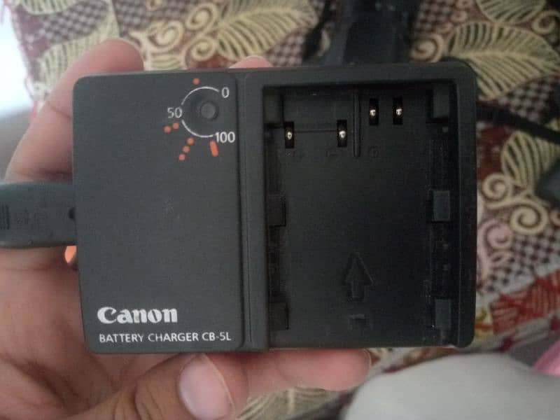 Canon 50D Camera 2 battery. CF card adaptor 7