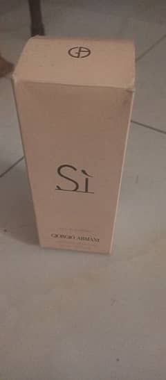 Giogio Armani SI perfume 100ml only 15 days used