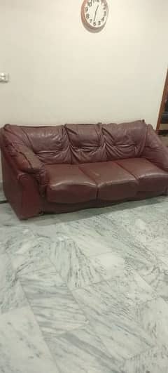leather sofa set 1/2/3