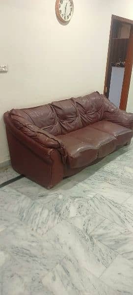 leather sofa set 1/2/3 1