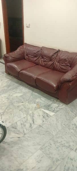 leather sofa set 1/2/3 2
