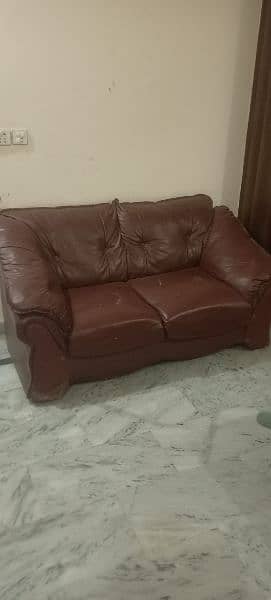 leather sofa set 1/2/3 4