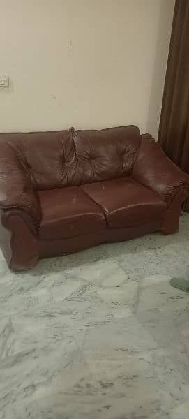 leather sofa set 1/2/3 5