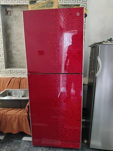 pel king size refrigerator glass door 1