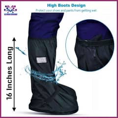 WaterProof Rain Shoes Cover | For Boots / Joggers | With Leather Sole