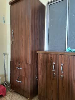 single cupboard with iron stand cupboard