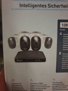 Swan pro series HD1080p x4 cameras with 1TB DVR 0