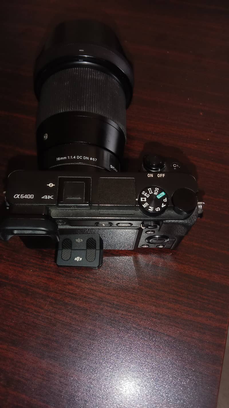 Sony A6400 body with 16mm 1.4 lens 5