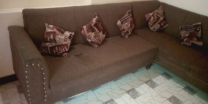 l shape sofa set and sofa combed for sale read discription 4