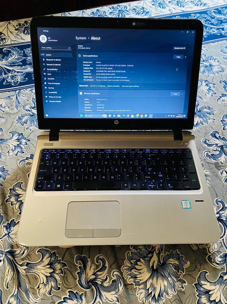 HP ProBook 450 G3, Core i7 - 6th Generation, 100% Working Fine 2