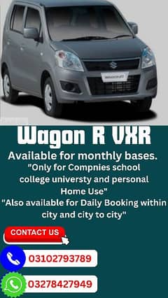 Wagon R Available for Rent