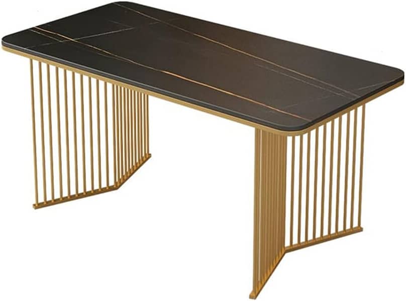New Modern Metal Frame Table With Stools, Dining Table kitchen Table 13