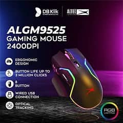 GAMING MOUSE ALTEC LANSiNG ALGM-9525 USB RGB WIRED DPI 2400DPI 1