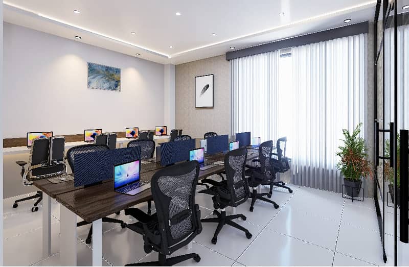 5 MARLA FURNISHED COMMERCIAL OFFICE FOR RENT IN JOHAR TOWN 1