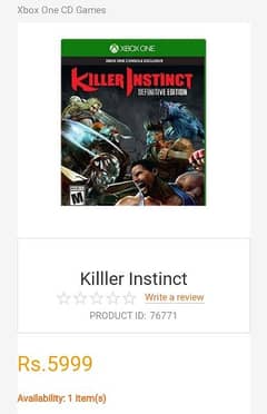 killers instinct