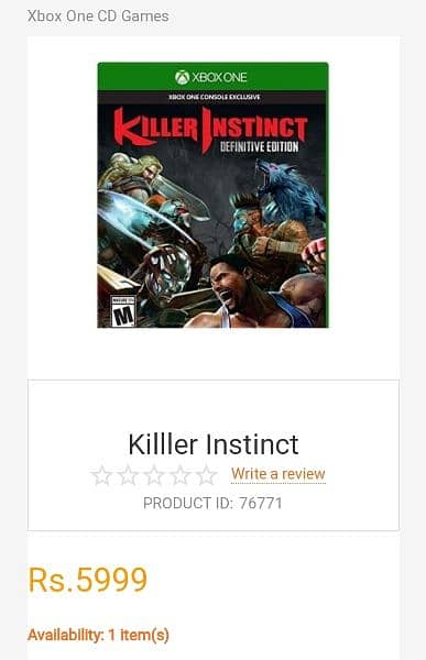 killers instinct 0