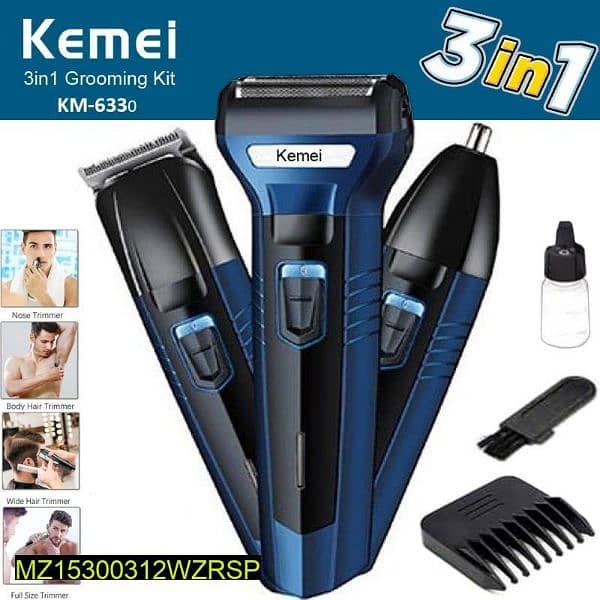 3 in one electric hair removal men's shaver 2