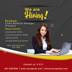 Client Relation Manager (Female)