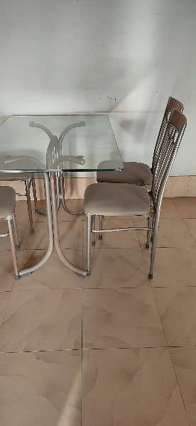 chairs And Table complete set 6