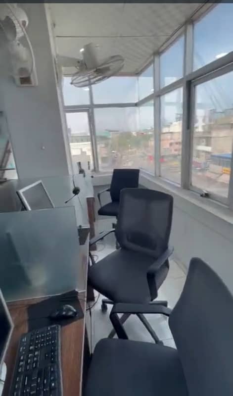 Fully Furnished office for rent in satellite town commercial market 2