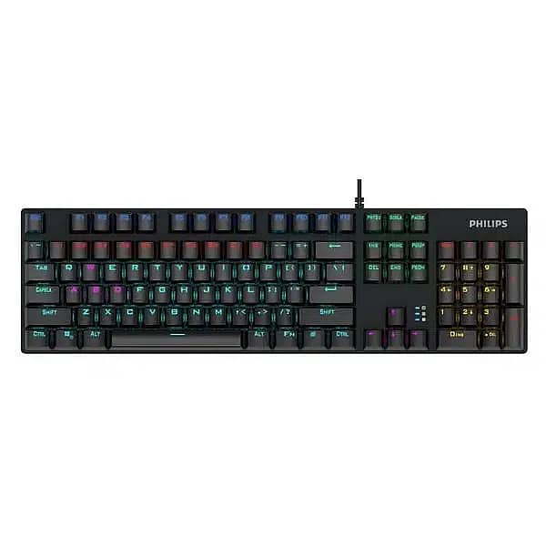 Keyboard / Philips RGB Mechanical Gaming Wired Keyboard Bue Switch 4