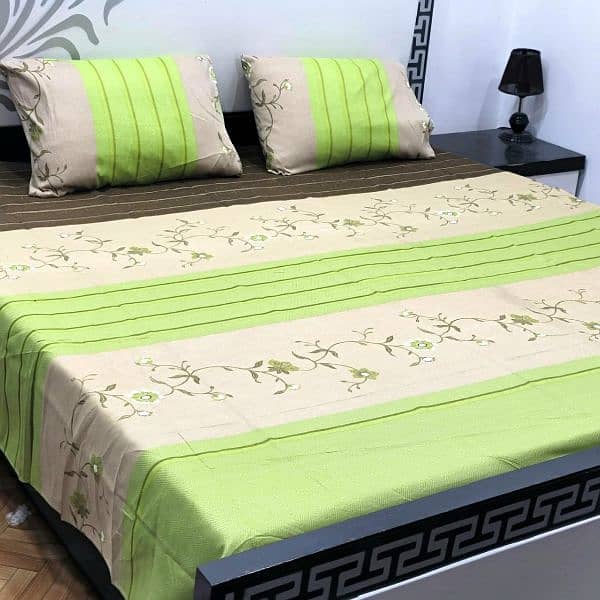 Pure cotton King size bedsheet contact us on what's app (03020640429) 6
