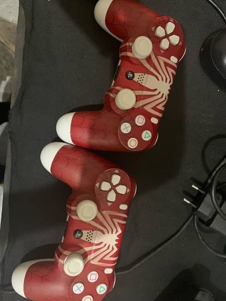 PS4 controller GTA 5 with map gaming Spider Man edition 2