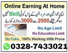 part time/full time online working at home available iñ Pakistan