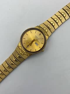 Citizen golden watch
