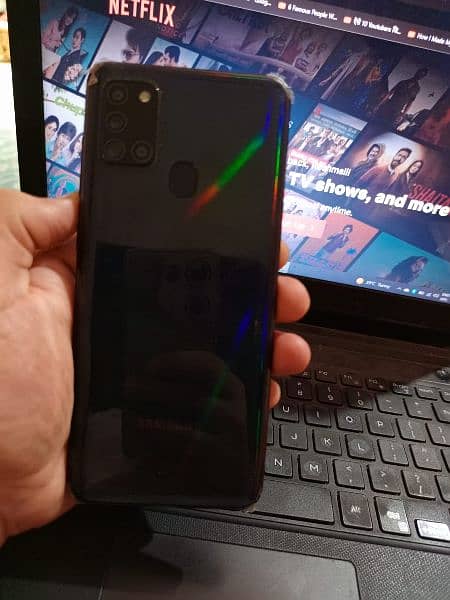 Samsung A21S Black Colour 1