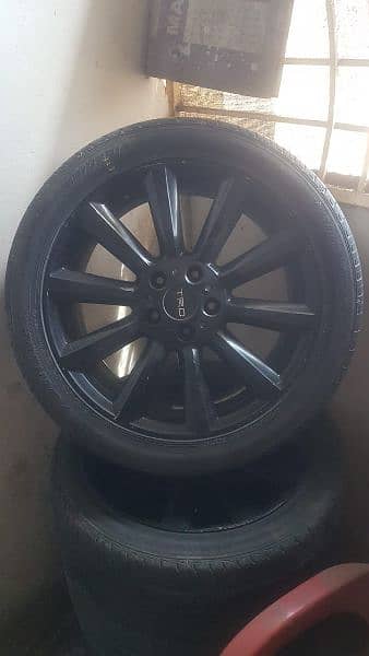 ALLOY RIM 18" WITH TYRES, TOYOTA CHR KY USED 0