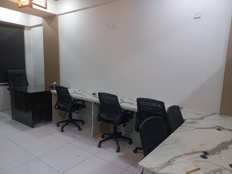 Furnished Office For Rent Lift Stand By Generator 24/7 Work Timings 3