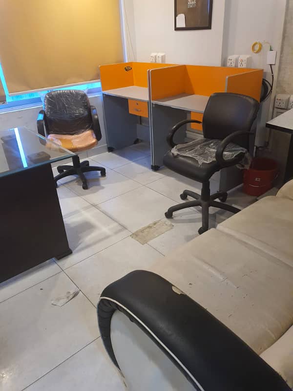 Furnished Office For Rent Lift Stand By Generator 24/7 Work Timings 14