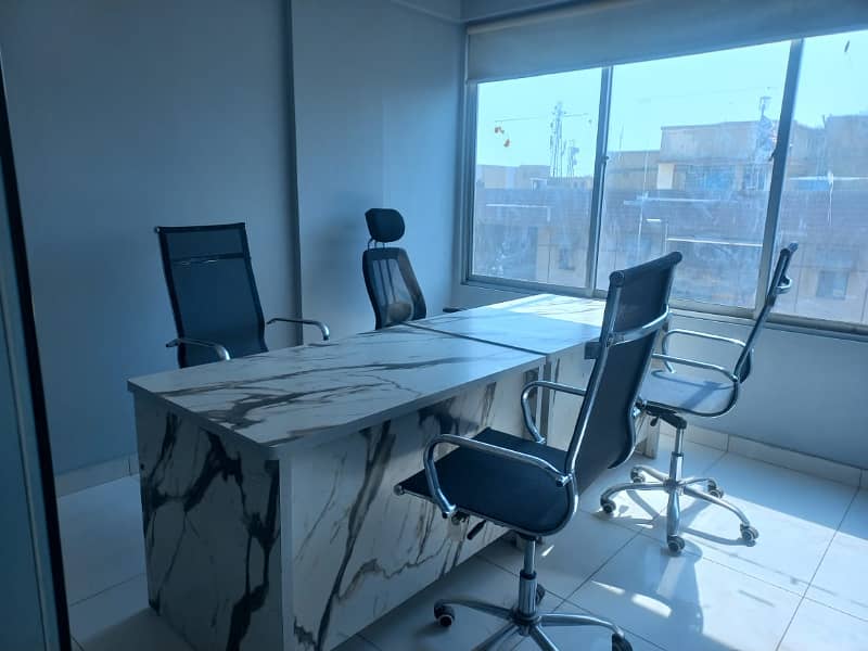 DEFENCE NEAR 26 STREET FULL FURNISHED OFFICE FOR RENT 24 TIMES WITH LIFT GENERATOR WITH CUBICLE WORK STATION AC 25 PERSON EASY SETTING BEST FOR IT CALL CENTER 3