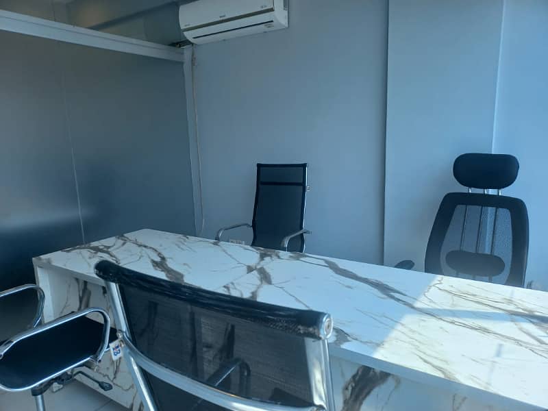 DEFENCE NEAR 26 STREET FULL FURNISHED OFFICE FOR RENT 24 TIMES WITH LIFT GENERATOR WITH CUBICLE WORK STATION AC 25 PERSON EASY SETTING BEST FOR IT CALL CENTER 6