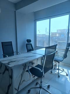 DEFENCE NEAR 26 STREET FULL FURNISHED OFFICE FOR RENT 24 TIMES WITH LIFT GENERATOR WITH CUBICLE WORK STATION AC 25 PERSON EASY SETTING BEST FOR IT CALL CENTER