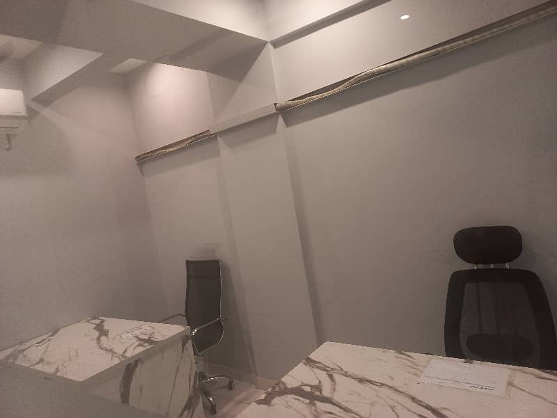 DEFENCE NEAR 26 STREET FULL FURNISHED OFFICE FOR RENT 24 TIMES WITH LIFT GENERATOR WITH CUBICLE WORK STATION AC 25 PERSON EASY SETTING BEST FOR IT CALL CENTER 18