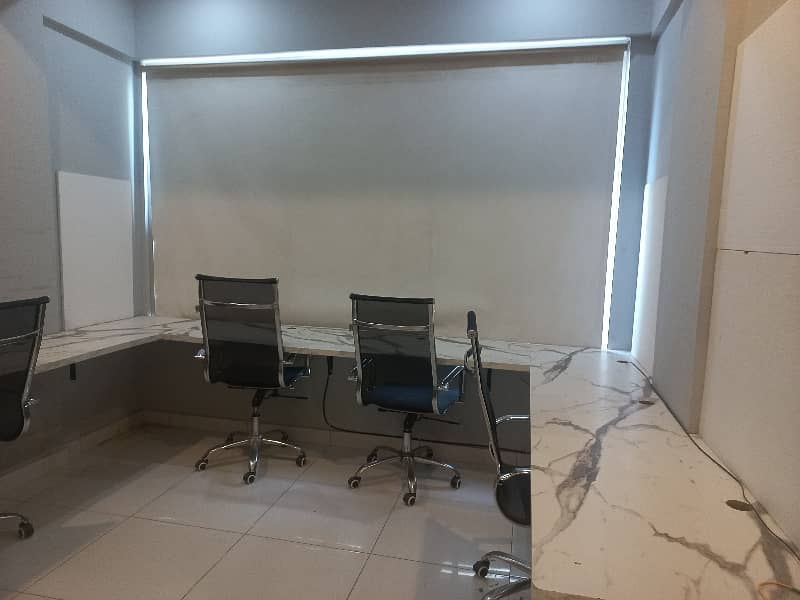 DEFENCE NEAR 26 STREET FULL FURNISHED OFFICE FOR RENT 24 TIMES WITH LIFT GENERATOR WITH CUBICLE WORK STATION AC 25 PERSON EASY SETTING BEST FOR IT CALL CENTER 22