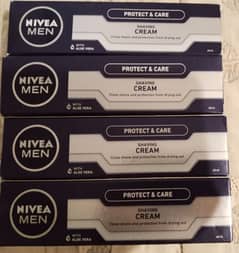 Imported NIVEA PROTECT & CARE SHAVING CREAM WITH ALOE VERA 60 ml