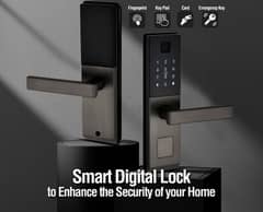 smart door finger print door lock imported