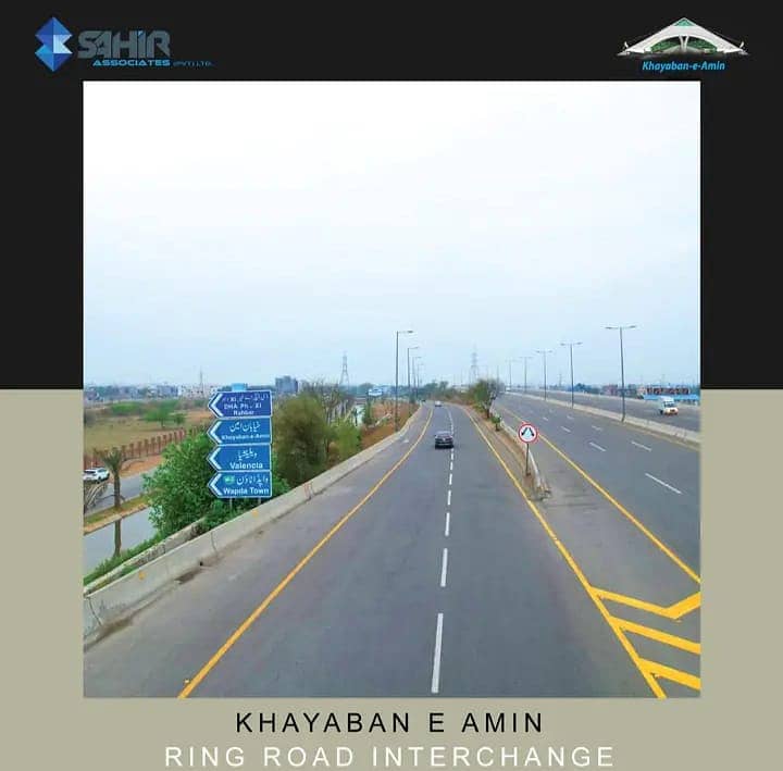 05MARLA CORNER RESIDENTIAL PLOT AVAILABLE FOR SALE AT 100FT ROAD in Khayaban-e-Amin N BLOCK 16