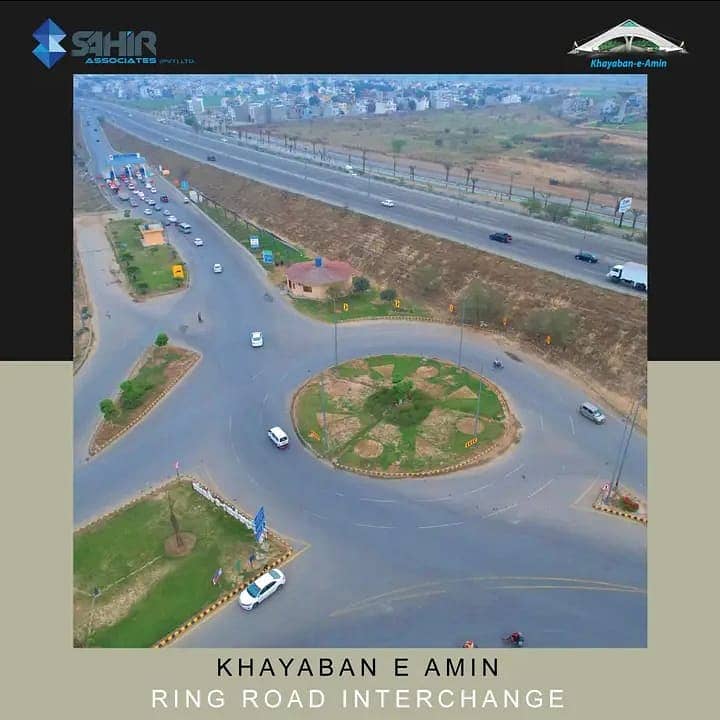 10MARLA RESIDENTIAL PLOT AVAILABLE FOR SALE AT PRIME LOCATION IN KHAYABAN-E-AMIN M BLOCK 16