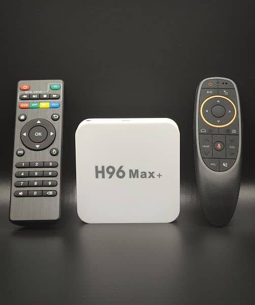 H96MAX+ android box with voice remote 0