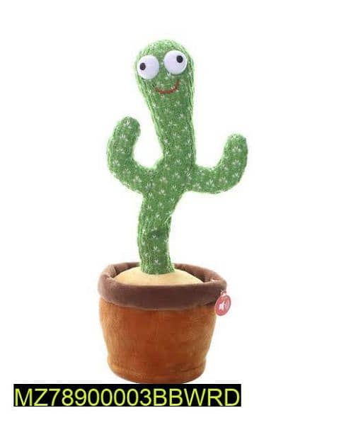 Dancing cactus plush toy for babies 1