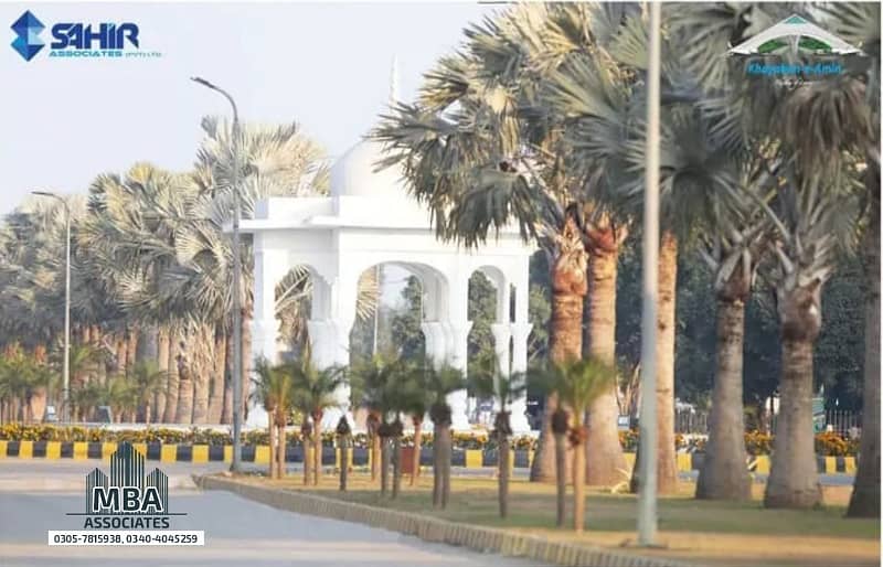 20MARLA RESIDENTIAL PLOT AVAILABLE FOR SALE AT PRIME LOCATION IN KHAYABAN-E-AMIN Q BLOCK 11