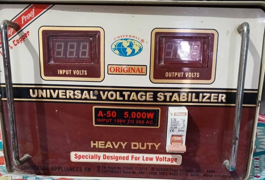 Universal Stabilizer 5000watt Original 1