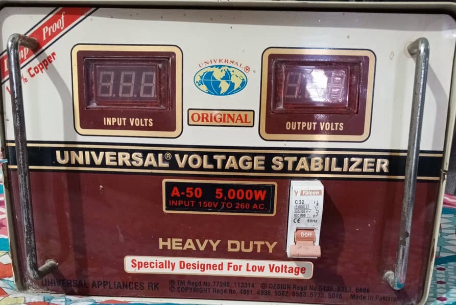 Universal Stabilizer 5000watt Original 2