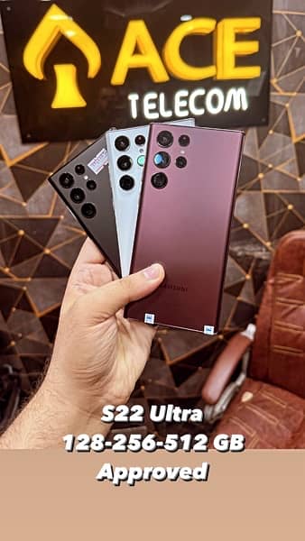 S22 Ultra 5G Usa 128-256GB Approved 1