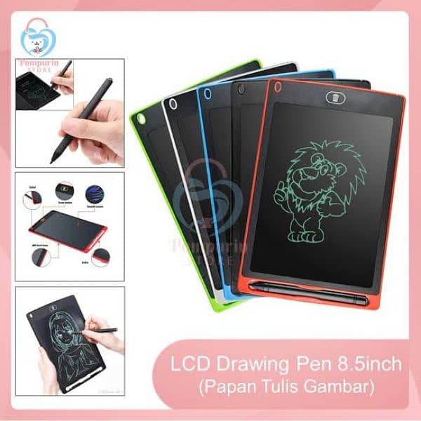 lcd drawing note pad colour full 2